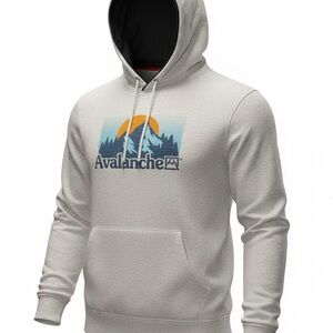 Avalanche Outdoor Supply heavyweight cotton hoodie sweatshirt XL